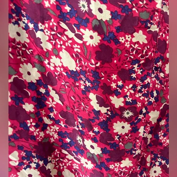 Vintage 100% Silk Sleeveless Floral Blouse - Women’s Small Old Navy collection - Picture 3 of 6